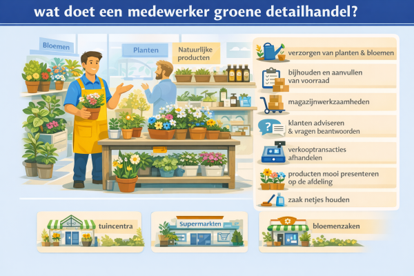Alles over het beroep medewerker groene detailhandel Wat doet een medewerker groene detailhandel